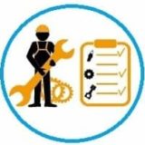 Worker with repair service vector