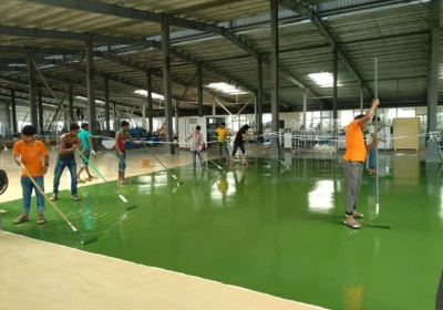 Industrial epoxy flooring in bangladesh, Fountech industrial flooring , Epoxy Floor Bangladesh