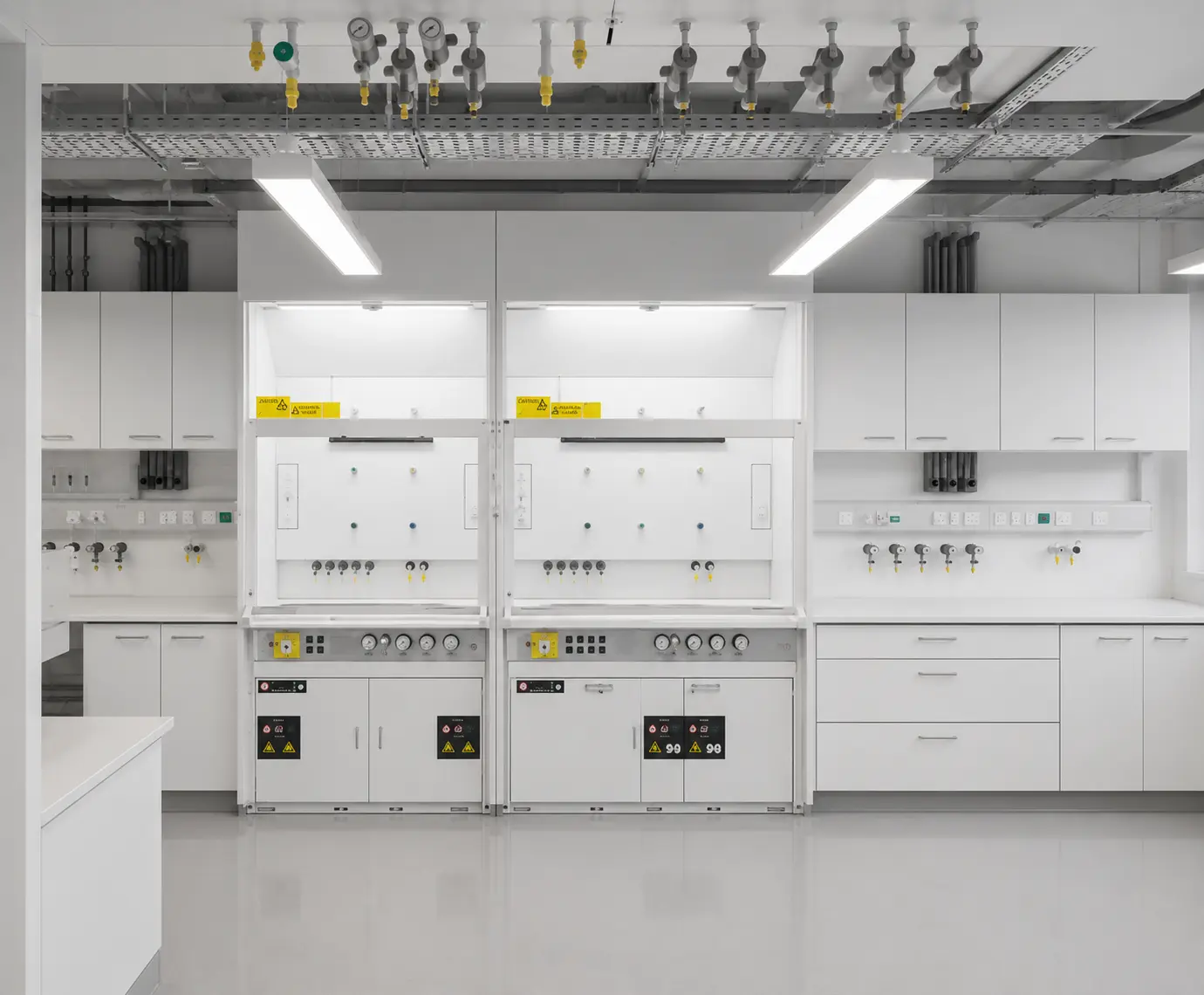 Acid and alkali storage area polyurea coating
