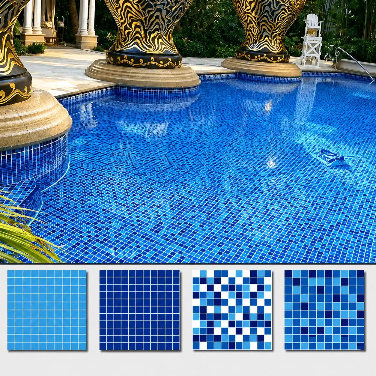 Swimming pool tiles