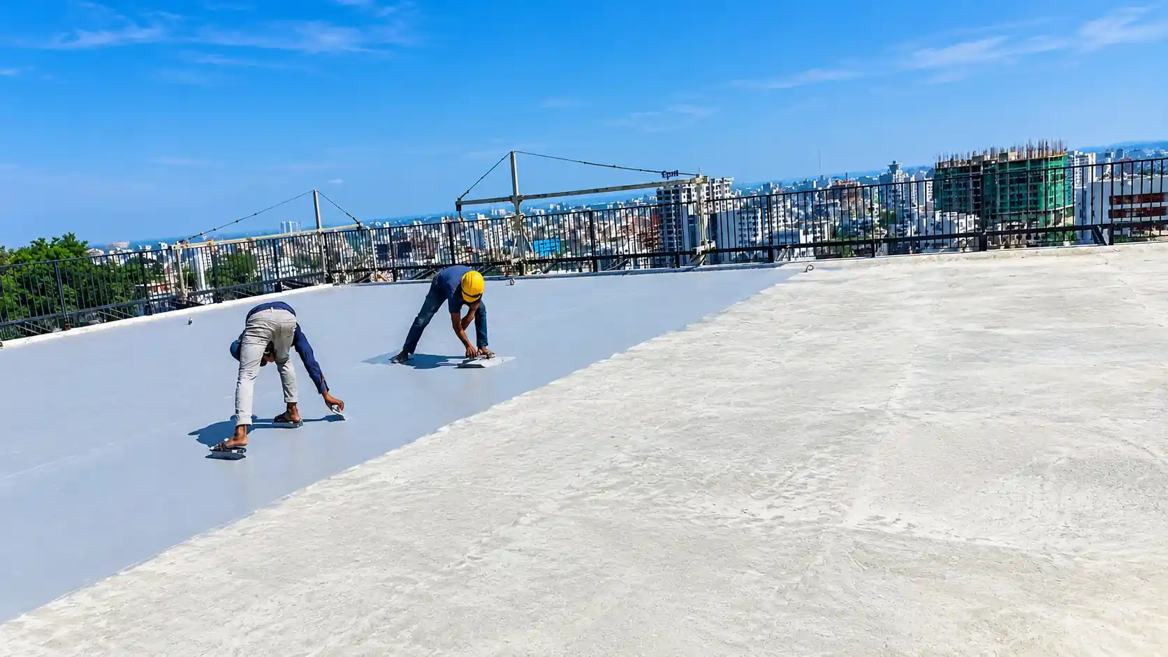 Rooftop Waterproofing Above the City