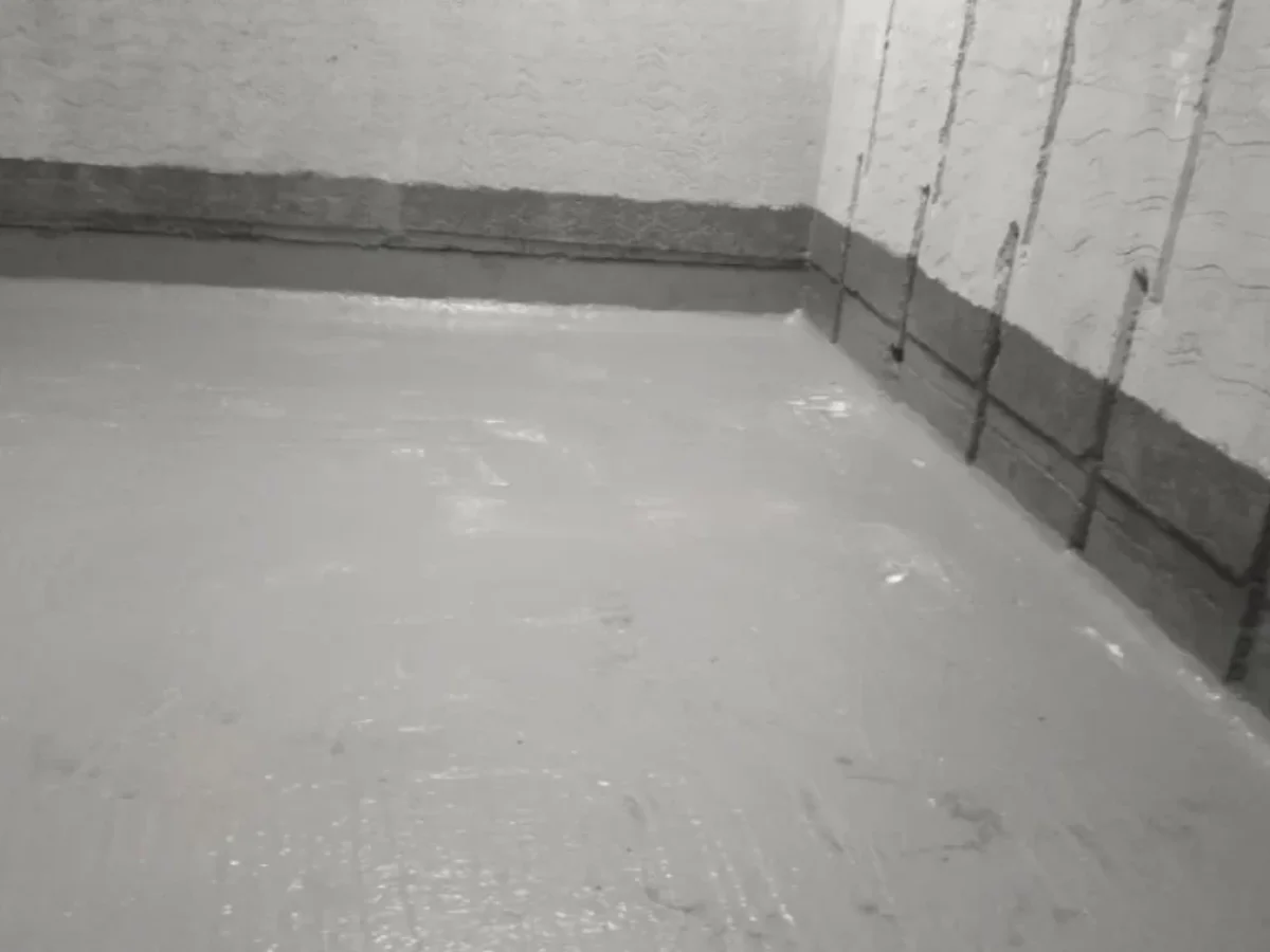 Basement waterproofing with cementitious coating in Bangladesh