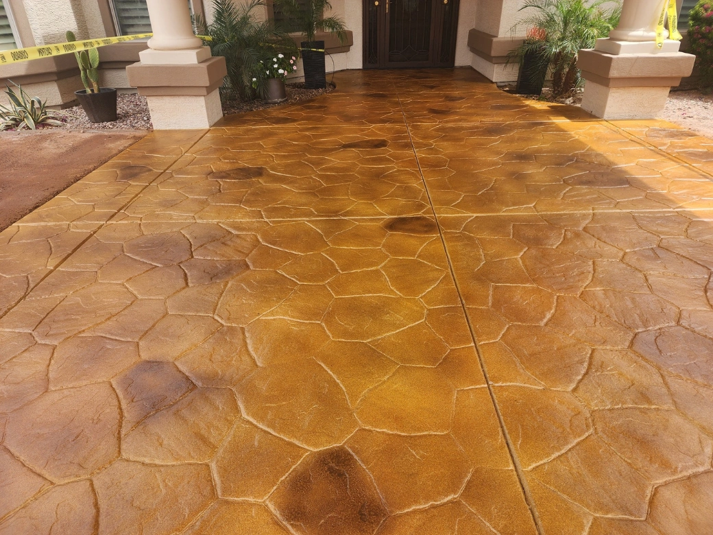 stamp concrete flooring service in Bangladesh