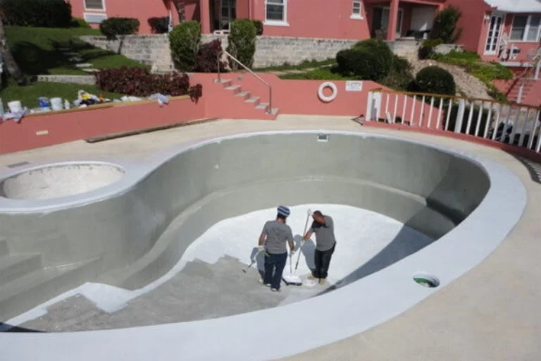 Swimming pool waterproofing